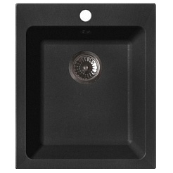 Granfest Мойка кухонная Practic GF-P505 Черный – фотография-1